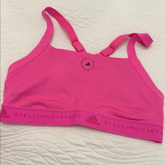 Adidas by Stella McCartney Vibrant Pink Sports Bra - Picture 1 of 1